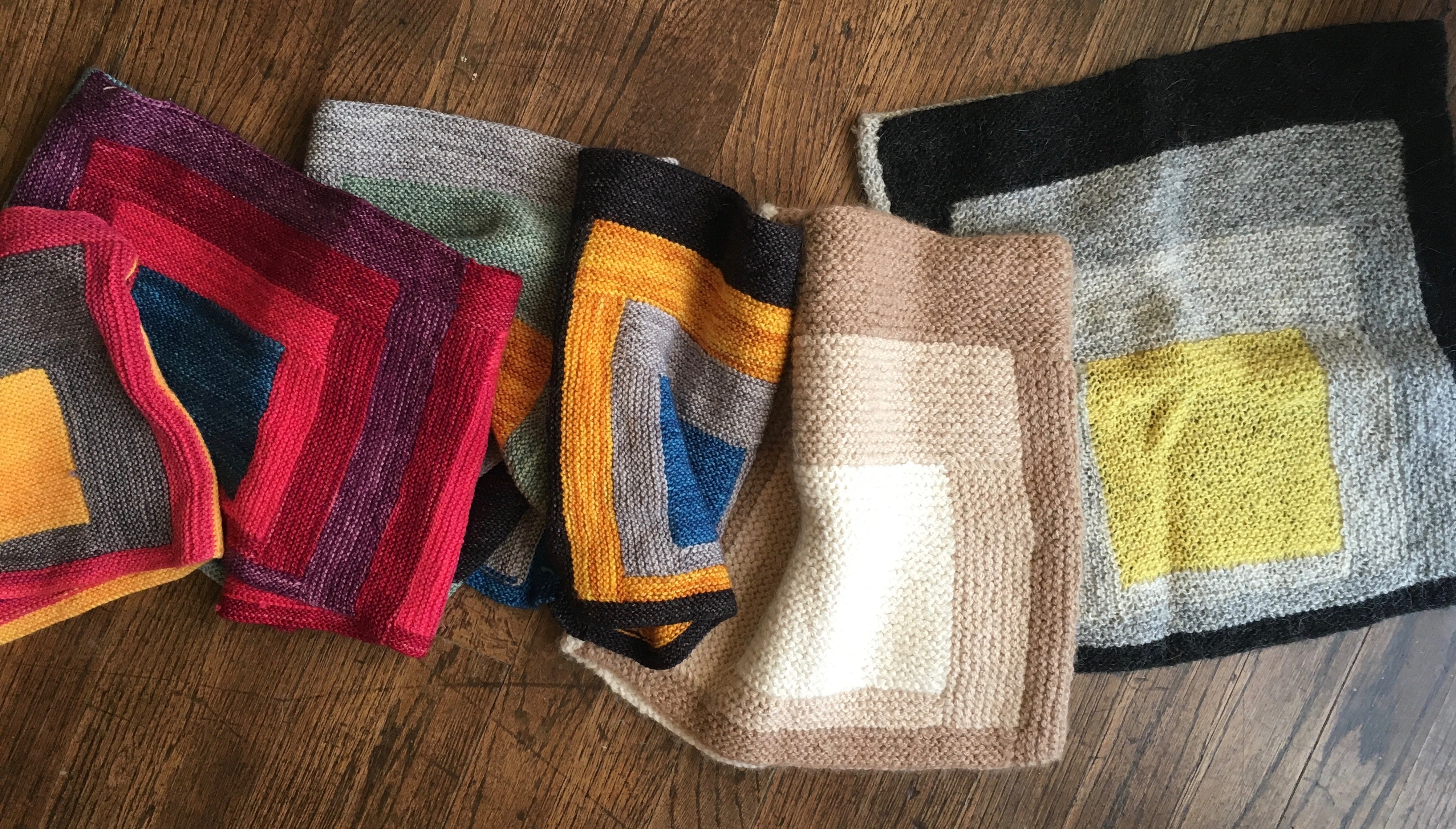 Color Theory and Log Cabin Knitting: The Albers Cowl with Ann Weaver (9/27/25 1:30 PM)