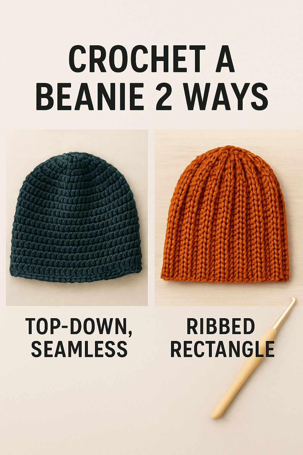Crochet a Beanie 2 Ways with Zakirah Boyd (9/26/25 6:00 PM)