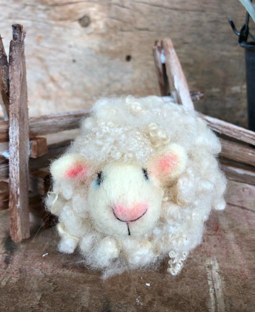 Needle Felted Sheep with Lisa Haldeman (9/27/25 1:30 PM)
