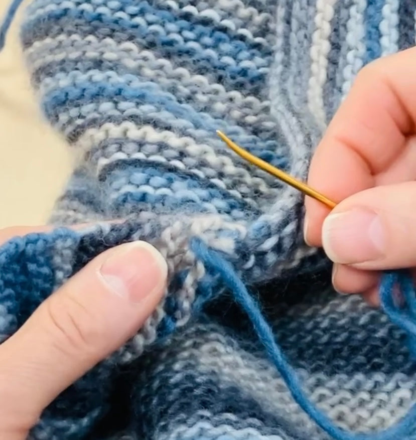 Seaming Techniques for Blankets, Sweaters and More with Ellen Rubin (9/28/24 8:30 AM)