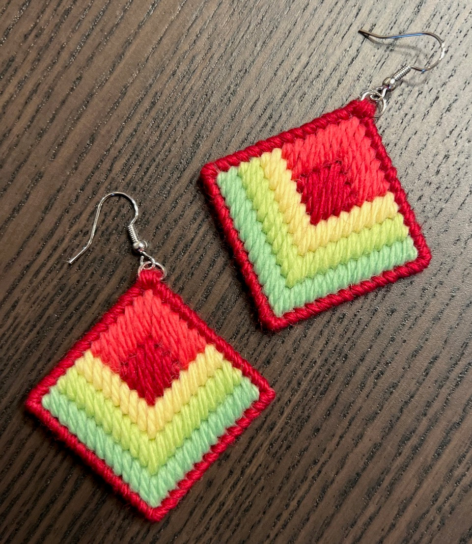 Bargello Earring Workshop with Tanis Gray (9/27/25 9:00 AM)
